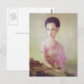 Postkarte im thailändischen Stil (Vorne/Hinten)