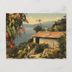 Postkarte im Vintage-Stil Straßen von Mexiko