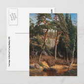 Postkarte "Im Wald" (Vorne/Hinten)