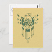 Postkarte Inca Bird Tattoo (Vorne/Hinten)