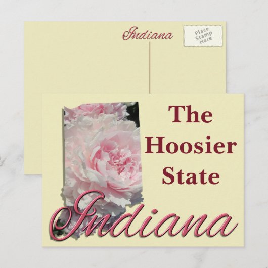 Postkarte - INDIANA (Vorne/Hinten)