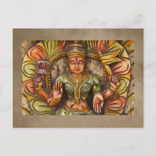 Postkarte Indien (Vorderseite)