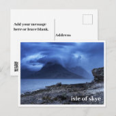 Postkarte - Insel Skye Schottland (Vorne/Hinten)