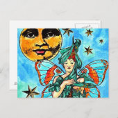 Postkarte "Inspiration Fairy" (Vorne/Hinten)