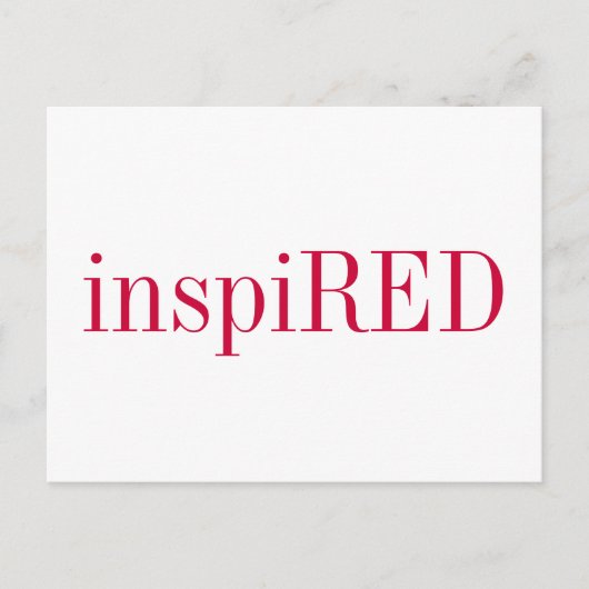 POSTKARTE - inspiriert (Vorderseite)