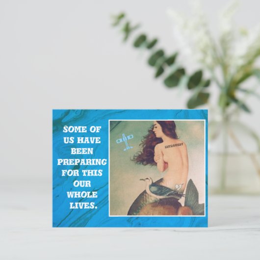 Postkarte - Introvertieren (Stehend Vorderseite)