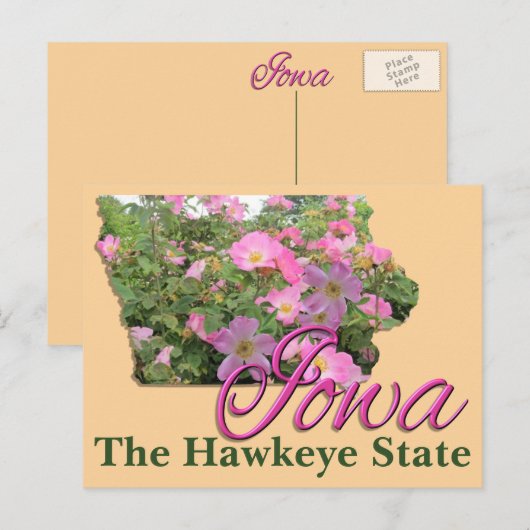 Postkarte - IOWA (Vorne/Hinten)