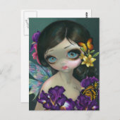Postkarte "Iris-Verzauberung" (Vorne/Hinten)