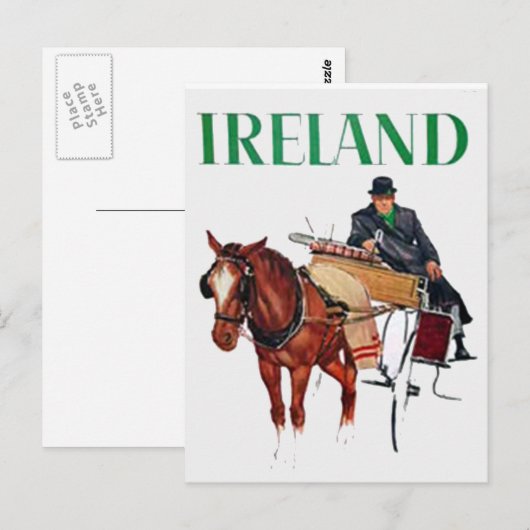 Postkarte Irland (Vorne/Hinten)