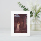 Postkarte Ist es Zeit für Halloween? (Stehend Vorderseite)