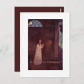 Postkarte Ist es Zeit für Halloween? (Vorne/Hinten)