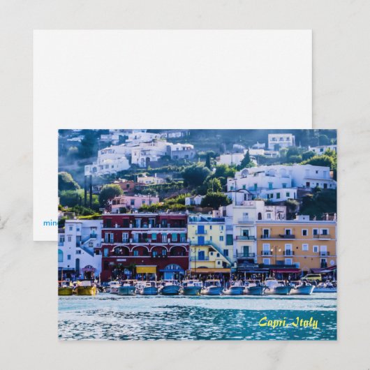 Postkarte Italien (Vorne/Hinten)