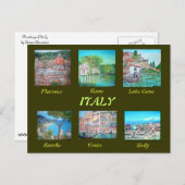Postkarte Italiens (Vorne/Hinten)
