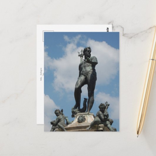 Postkarte _ italy _ bologna (Vorderseite/Rückseite Beispiel)