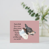 Postkarte "Jack Russel Terrier" (Stehend Vorderseite)