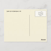 Postkarte: Jeanne d'Arc, Sarah Bernhardt Postkarte (Rückseite)