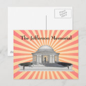Postkarte: Jefferson Memorial Postkarte (Vorne/Hinten)