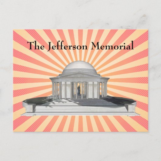 Postkarte: Jefferson Memorial Postkarte (Vorderseite)