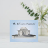 Postkarte: Jefferson Memorial Postkarte (Stehend Vorderseite)