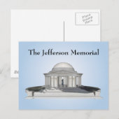 Postkarte: Jefferson Memorial Postkarte (Vorne/Hinten)