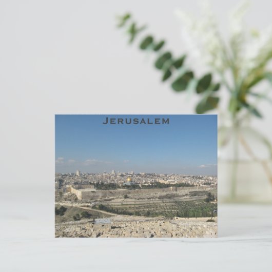 Postkarte Jerusalem (Stehend Vorderseite)