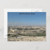 Postkarte Jerusalem (Vorne/Hinten)