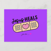 Postkarte Jesus heilt auch heute - auch Dich (Vorderseite)