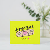 Postkarte Jesus heilt auch heute - auch Dich (Stehend Vorderseite)