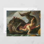 Postkarte "Jonah and the Whale" (Vorne/Hinten)
