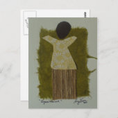 Postkarte "Joymoment Mixed Media Art" (Vorne/Hinten)