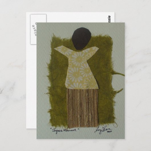 Postkarte "Joymoment Mixed Media Art" (Vorne/Hinten)