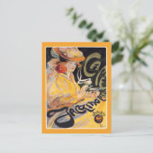 Postkarte: Jugendstil-Café Postkarte (Stehend Vorderseite)