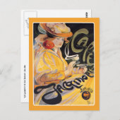 Postkarte: Jugendstil-Café Postkarte (Vorne/Hinten)