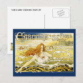 Postkarte: Jugendstil - Casino de Cabourg Postkarte (Vorne/Hinten)