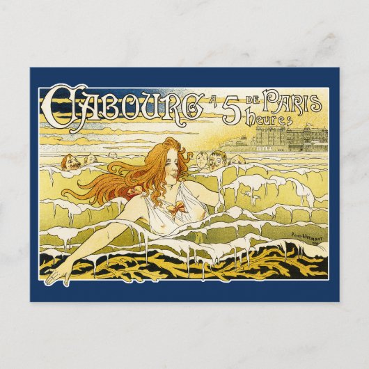Postkarte: Jugendstil - Casino de Cabourg Postkarte (Vorderseite)