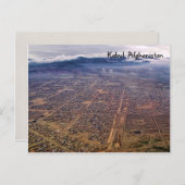 Postkarte:  Kabul von oben Postkarte (Vorne/Hinten)