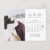 Postkarte | Kalender Save the Date (Vorderseite)