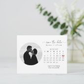 Postkarte | Kalender Save the Date (Stehend Vorderseite)