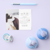 Postkarte | Kalender Save the Date Flyer (Einzeln)