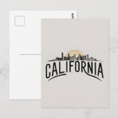 Postkarte Kalifornien (Vorne/Hinten)
