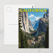 Postkarte Kalifornien (Vorne/Hinten)