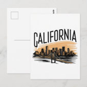 Postkarte Kalifornien (Vorne/Hinten)
