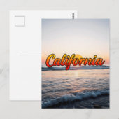 Postkarte Kalifornien (Vorne/Hinten)