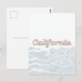Postkarte Kalifornien (Vorne/Hinten)