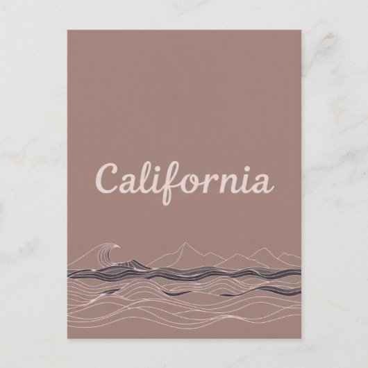 Postkarte Kalifornien (Vorderseite)
