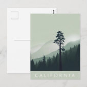 Postkarte Kalifornien (Vorne/Hinten)