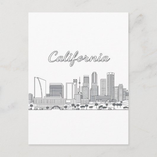 Postkarte Kalifornien (Vorderseite)