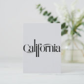 Postkarte Kalifornien (Stehend Vorderseite)