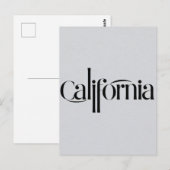 Postkarte Kalifornien (Vorne/Hinten)