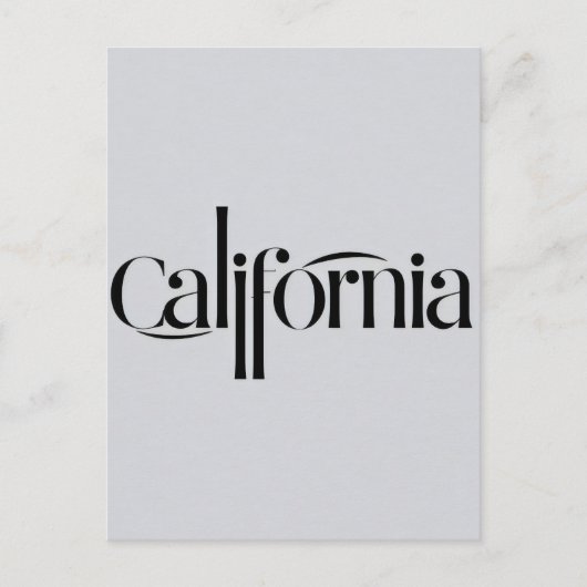 Postkarte Kalifornien (Vorderseite)